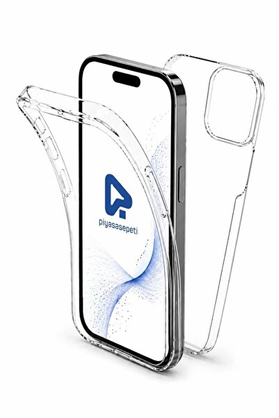 PiyasaSepeti Apple iPhone 11 Çift Taraflı Silikon Kılıf Şeffaf