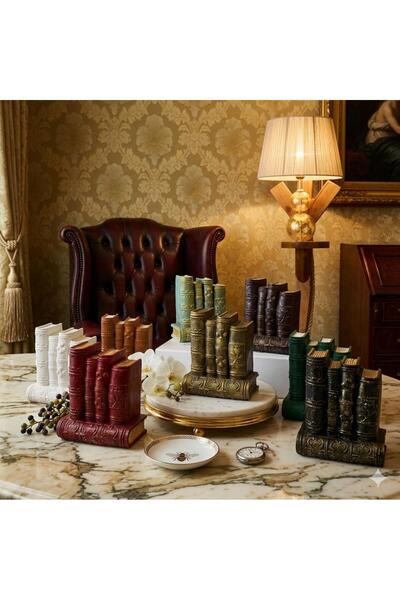 SalepHome Siyah Gold Beton Kitap