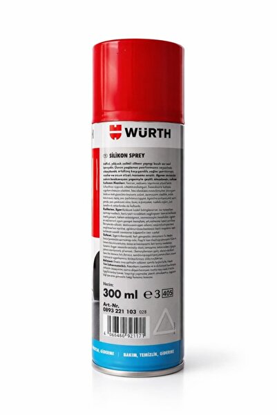 Würth Silikon Sprey 300 ml - Trim Sesleri Keser