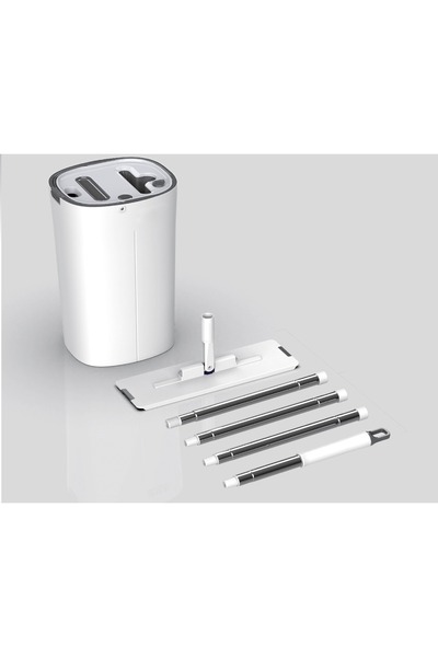 VİP AHMET Vipset Akıllı Mop Set Temiz su 3Lt + Kirli Su 5Lt + 2Lt (Temiz & Kirli Su Ayrımlı)