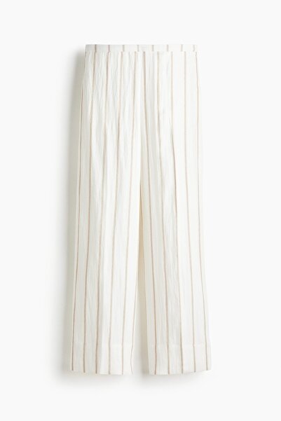 H&M Geniş Gabardin Pantolon