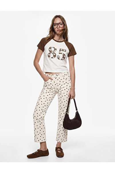 Koton Κανονική μέση, στενή εφαρμογή, με τσέπες, με κουμπιά, κοντό παντελόνι ι...