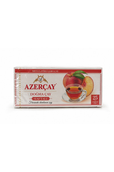 SB Ticaret Azerçay Doğma Çay Şeftalili 25 Bardak Poşet