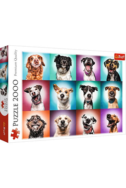 Trefl PUZZLE 2000 FUNNY PUPPIES