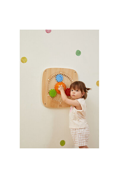 Viga Sensory wall panel Colorful gears,