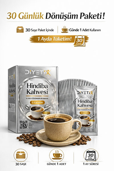 Diyetix Hindiba Detox Coffee Bitkisel Toz Kahve Form Kahve Detox Kahve