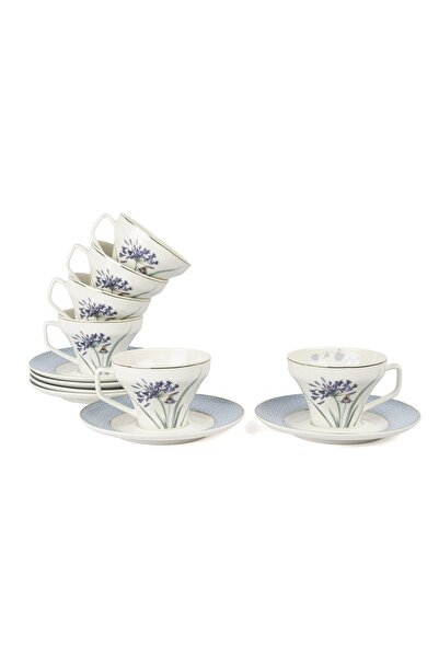 Mikasa Moor Lavender Flutter 6lı Kahve Fincan Seti 90Cc