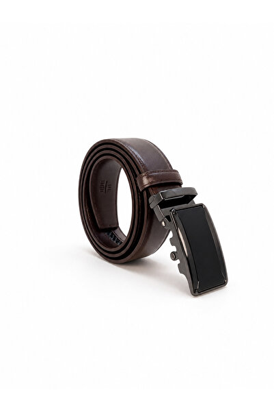 Paşala Leather Ανδρική κλασική ζώνη από συνθετικό δέρμα με αυτόματο σύστημα κ...