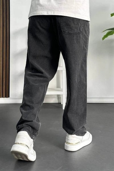 Edwox Anthracite Baggy Men's Trousers - Edw130