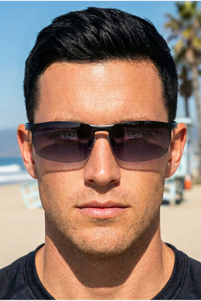Belletti Black Sports Model Men's Sunglasses with Light Frame Bl1980C