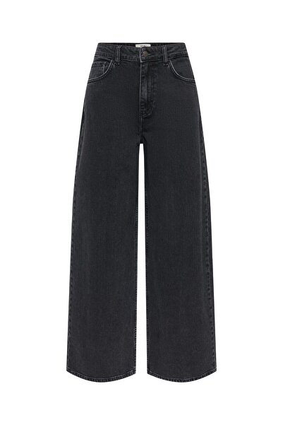 JDY Jeans mit weitem Bein JDYCARINA Sehr niedrige Taille Weiter Beinschnitt J...