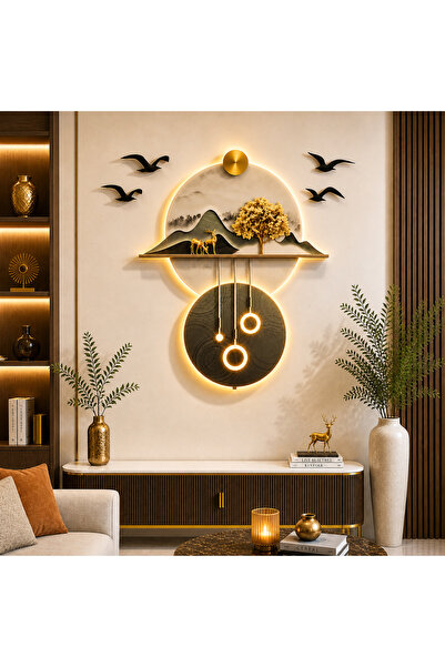 OMATEK SMART TECHNOLOGIES Renkli LED bonsai ağacı ve Geyik Figürlü Işık Detay...