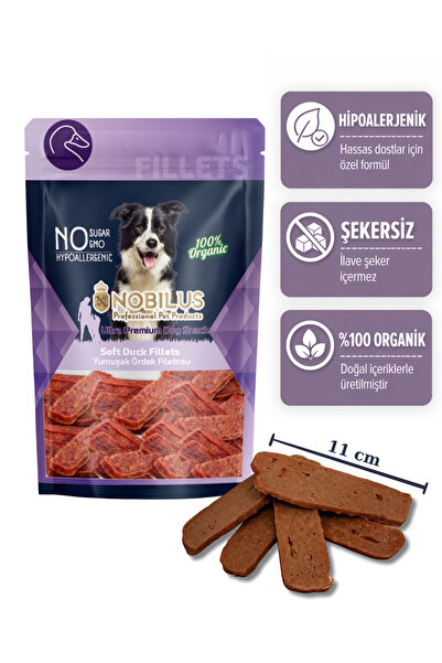 NOBİLUS Ördek Etli Dilimli Köpek Ödül Maması 80gr