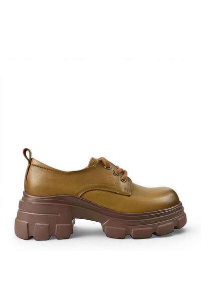 FORMAZIONE Pantofi sport, damă, FORMATION, KM 1607 kaki, piele