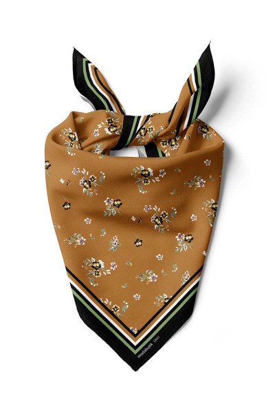 Modabutik G79 ABSTARCK FLORAL TASARIMLI BANDANA