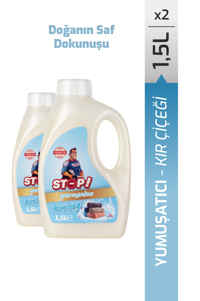 STOP Forte 2'li Çamaşır Yumuşatıcı 1.5 Litre Kır Çiçeği