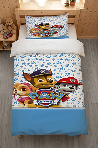 BelezaHome Paw patrol Tek Kişilik Bebek Çocuk Nevresim Seti