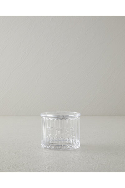 English Home Serene Calm Cam Şekerlik 9x9,5x7,5 cm Şeffaf