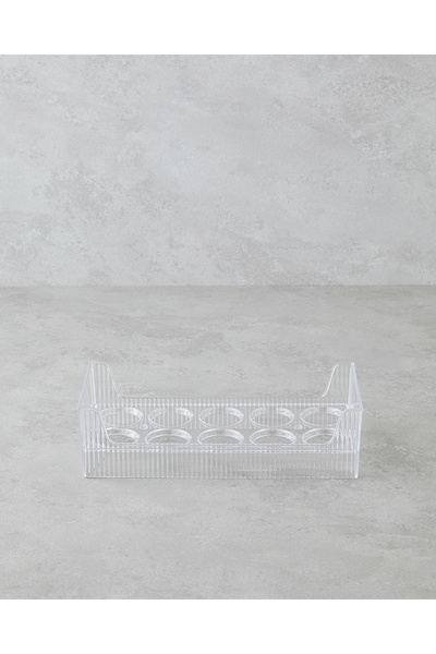 English Home Healthy Plastik Yumurtalık Mutfak Gereci 26 x 11 x 7 cm Şeffaf