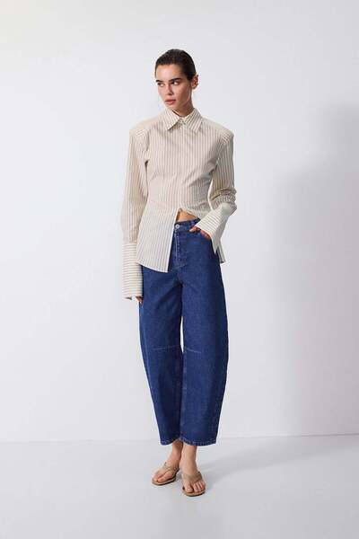 VATKALI High-Waisted Balloon Jeans