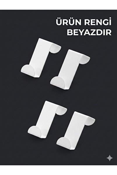 ARTE METAL Metal Askılık Kapı Arkası Bornoz Askılığı Mutfak Banyo Askılığı Ha...