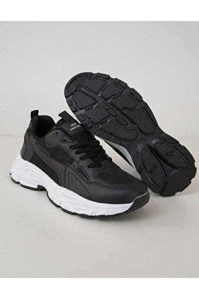 McDark Milano Kadın Siyah Beyaz Sneaker