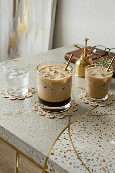 Reyo Crochet Lace 6-Piece Coasters 10cm - Tigalt-100