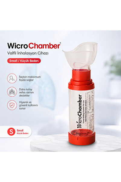 Genel Markalar Wicrochamber Small / Kırmızı Valfli İnhalasyon ve Solunum Ciha...