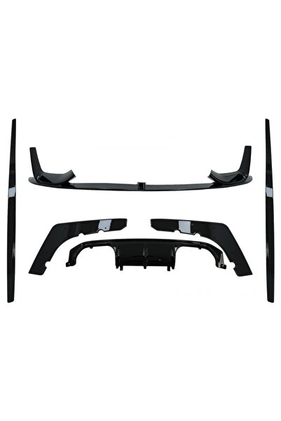 tuningset Kit caroserie Aero, prelungire bară față și difuzor aer, compatibil...