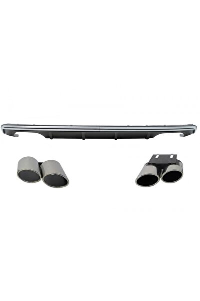tuningset Difuzor bară spate compatibil cu Audi A3 8V Hatchback Sportback 201...