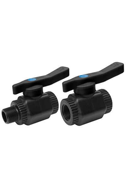 Evotools Valvă crossover PPCV neagră de 1/2 inch FI-FI 18VCFF-B
