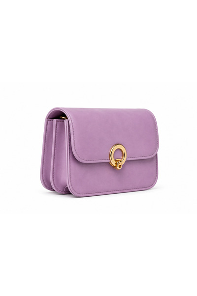 CanEs Aksesuar Shoulder and Hand Bag Faux Leather Hard Textured Women's Bag