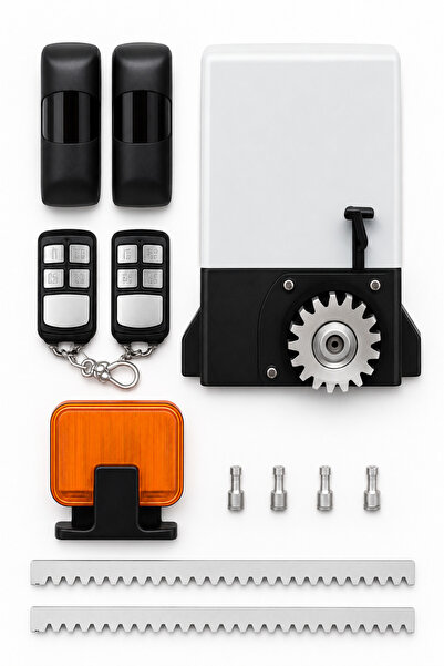ORKA ORKAPT 600 Otomatik Sürgülü Yana Kayar Bahçe Garaj Kapı Motoru ( Kit Pak...