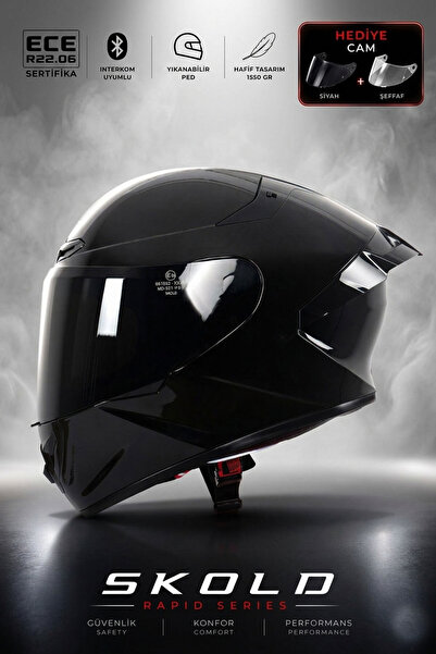 SKOLD Rapid Kapalı Kask (ECE-22.06)