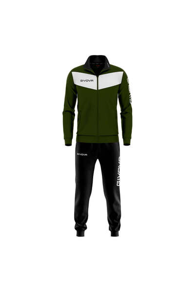 Givova Trening Visa, Verde militar/Negru, XL