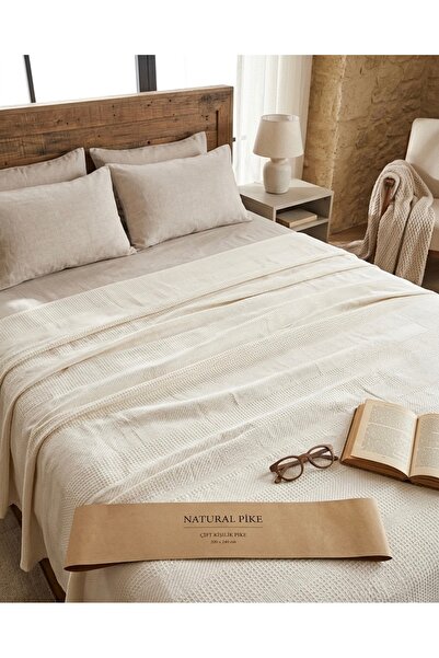 ALTINKOZA HOME Pique Bedspread Cotton Pique Natural Pique 200X240Cm