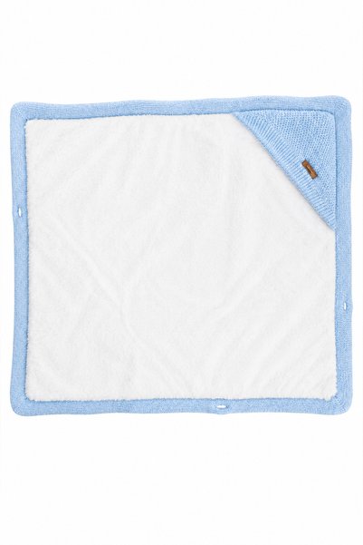 Sitilin Baby Boy Blue Knitwear Swaddle Blanket Set 100% Cotton Luxury Newborn Swaddle Stl4616