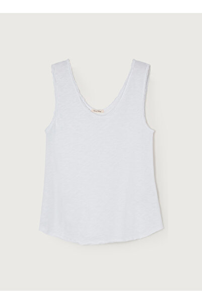 American Vintage Beyaz Kadın T-Shirt SON29GE26