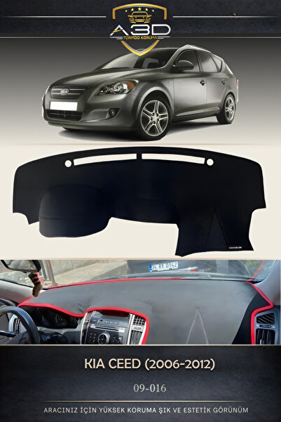 A3D TORPİDO KORUMA Kia CEED (2006-2012) Ön Örtüsü Göğüs Panel Torpido Koruma ...