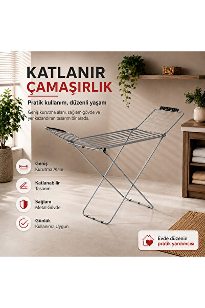 NOKHBA Nk-0615 Sweetie Lüx Çamaşır Kurutma Askısı