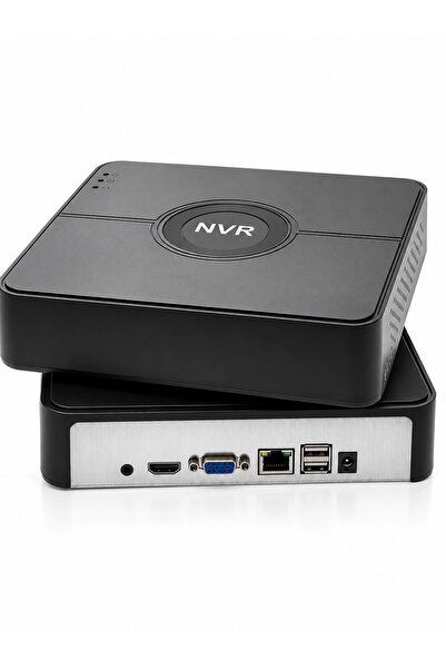 jetucuzal Tao NVR-608 4K 8 Kanal Network Video 8MP 12TB TSEYE APP NVR IP Kame...