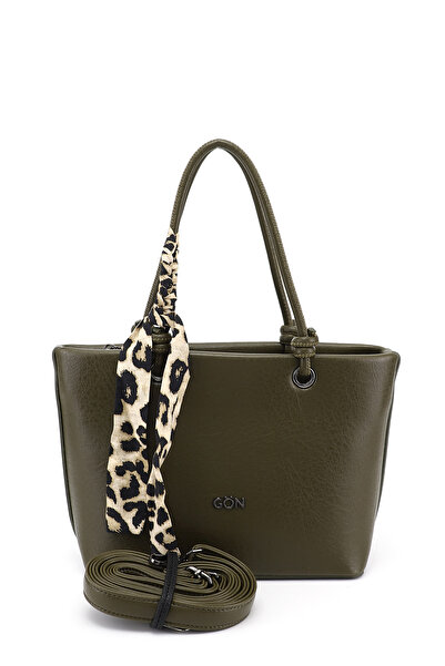 GÖNDERİ(R) Women's Khaki Long Strap Hand and Shoulder Bag