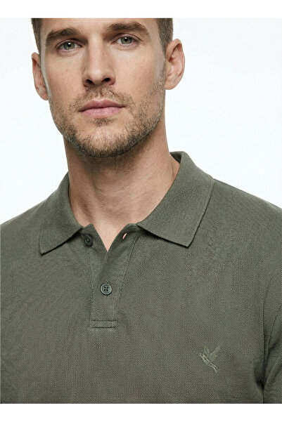 Fabrika Haki Erkek Regular Fit Polo T-Shirt NOBRO CEPSIZ NB