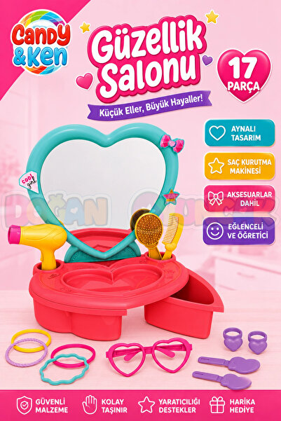 Doğan Oyuncak Dünyası Candy & Ken Güzellik Salonu - Güzellik Setleri - Kuaför...