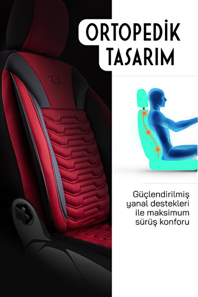 Panda Kılıf PANDA PARİS SERİSİ PİKE KUMAŞ OTO KOLTUK KILIFI - TAM SET