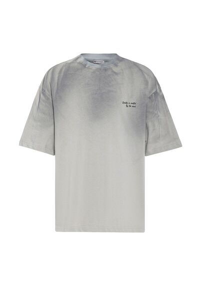 S13 Store Washable Oversized T-Shirt with Text Detail