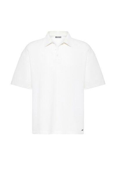 S13 Store Basic polo collar oversize t-shirt