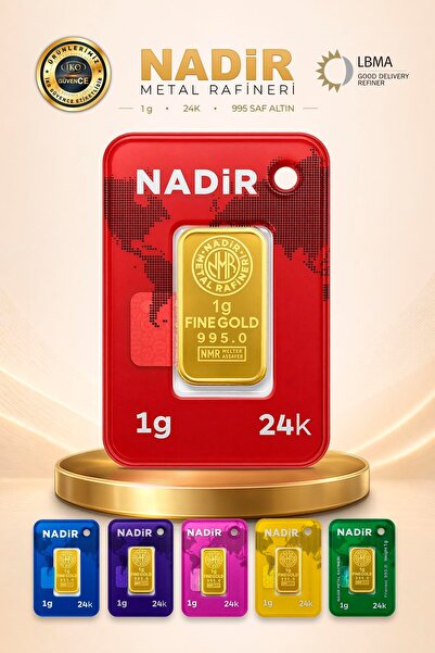 Nadir Gold 24 Ayar 1 Gram Külçe Altın