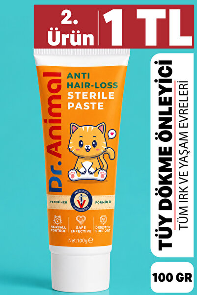 Dr. Animal Malt | Sterile paste| Kedi Malt Macunu | Anti Hairball Paste | Ked...