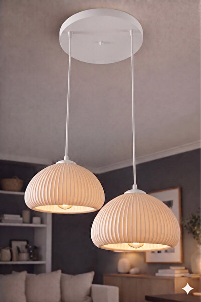 Rekatech PERA Modern Beyaz Sarkıt Avize Pinterest Şık Tasarım Salon Mutfak Ya...